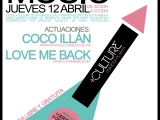 Coco Illán y Love Me Back actúan el jueves 12 de abril en ‘+Culture’